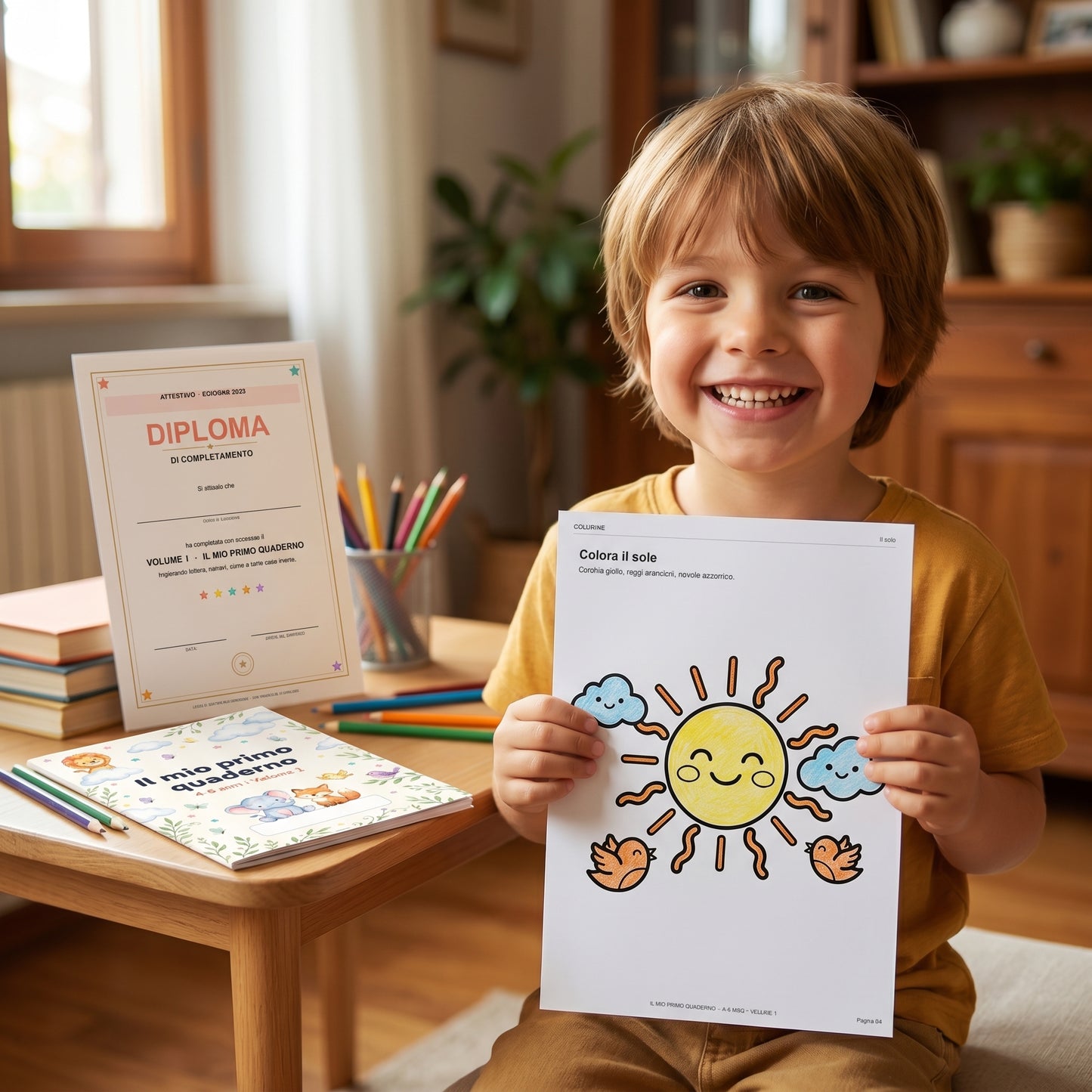 Il Mio Primo Quaderno™ Pregrafismo & Scrittura 4–6 anni
