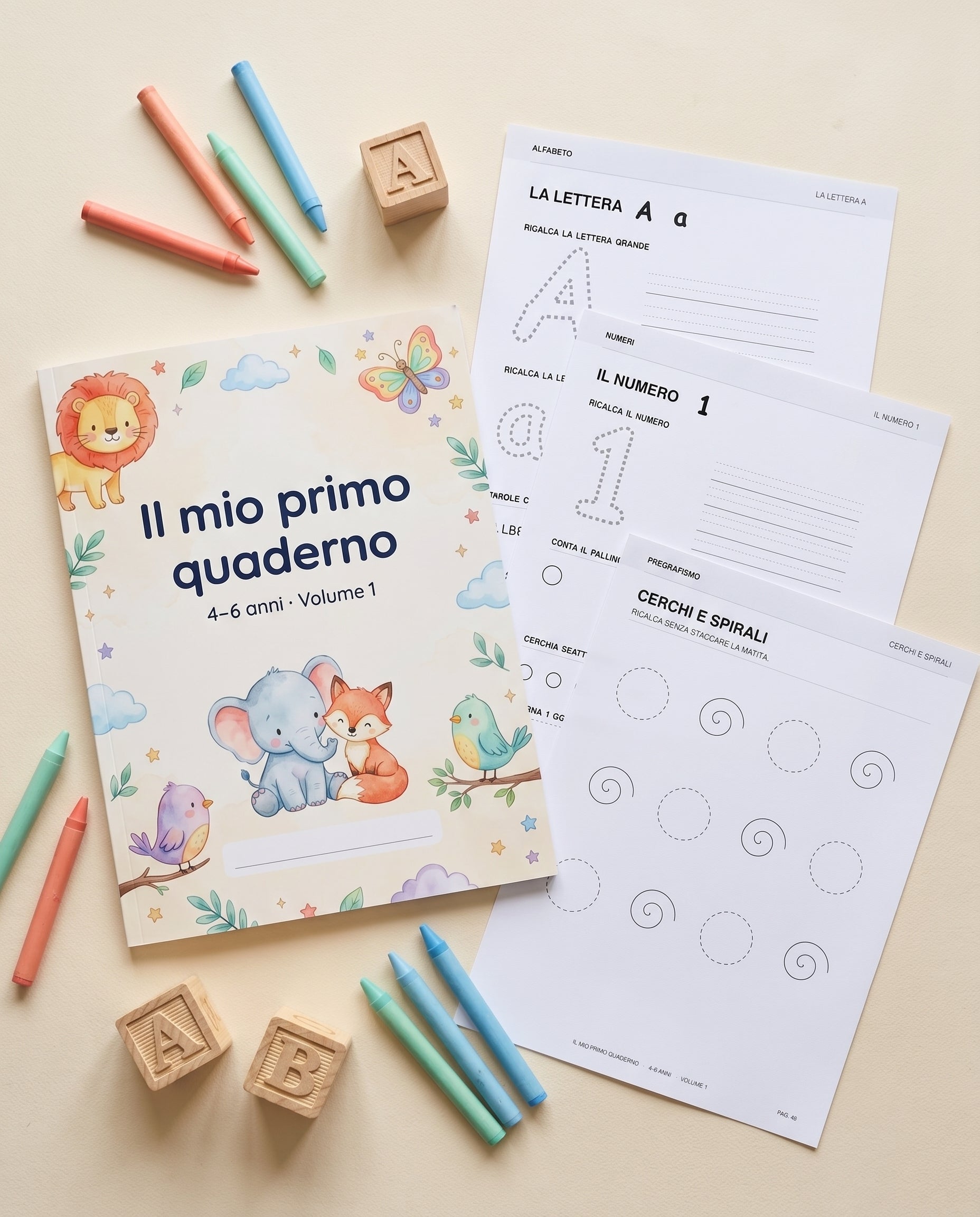 Il mio primo quaderno - mockup
