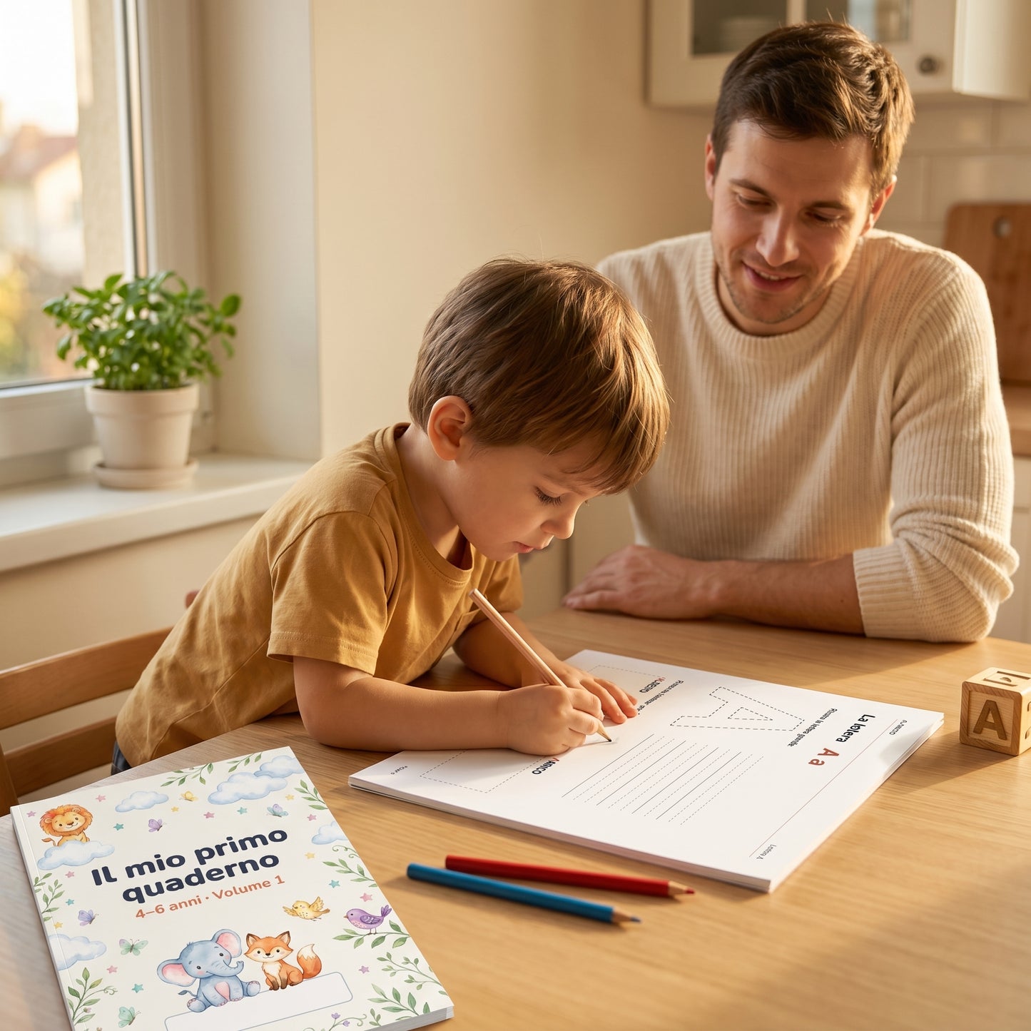 Il Mio Primo Quaderno™ Pregrafismo & Scrittura 4–6 anni