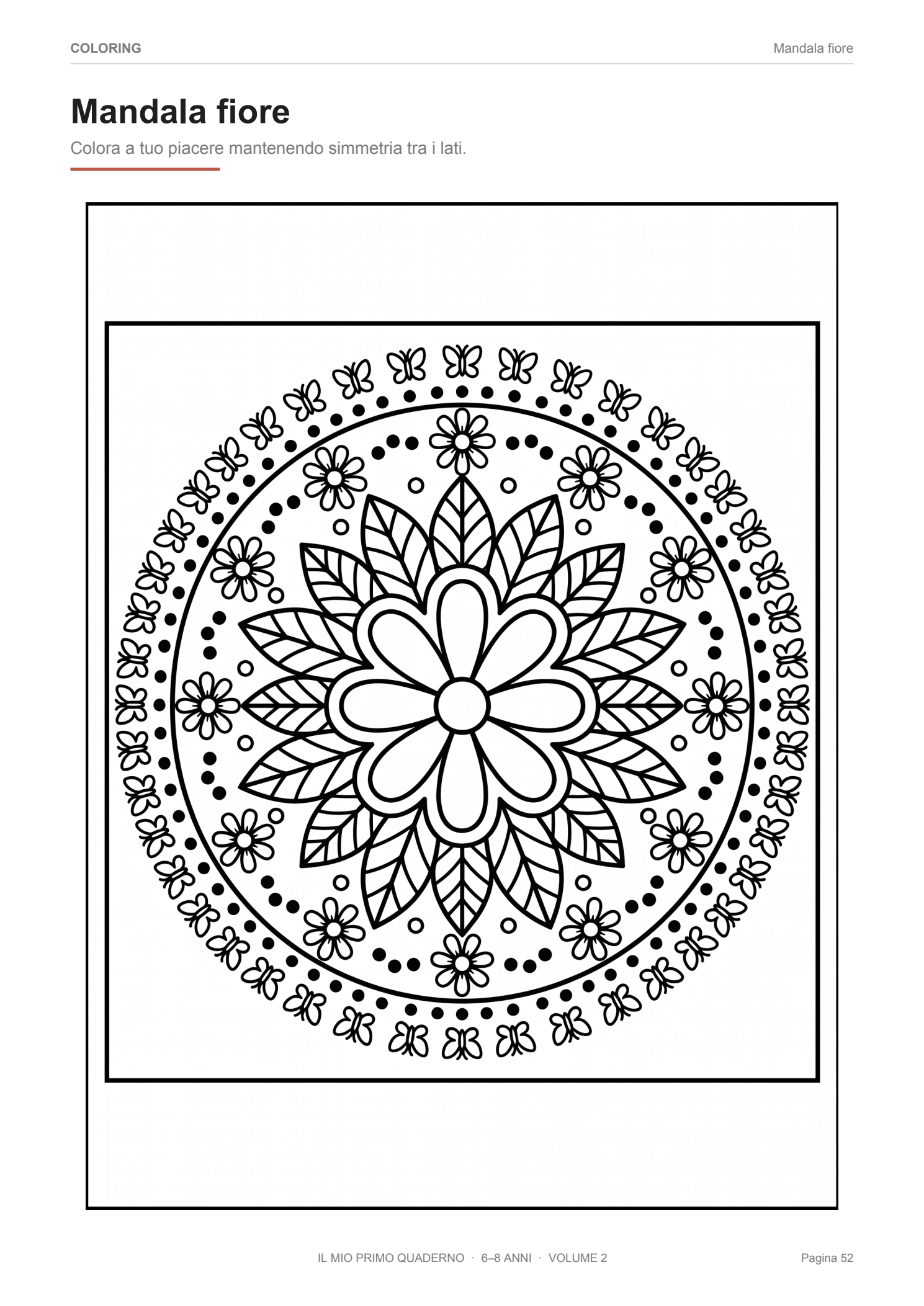Mandala da colorare